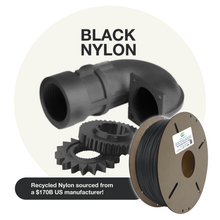 Load image into Gallery viewer, Black: Recycled Nylon 12 (PA12): 1 Kg
