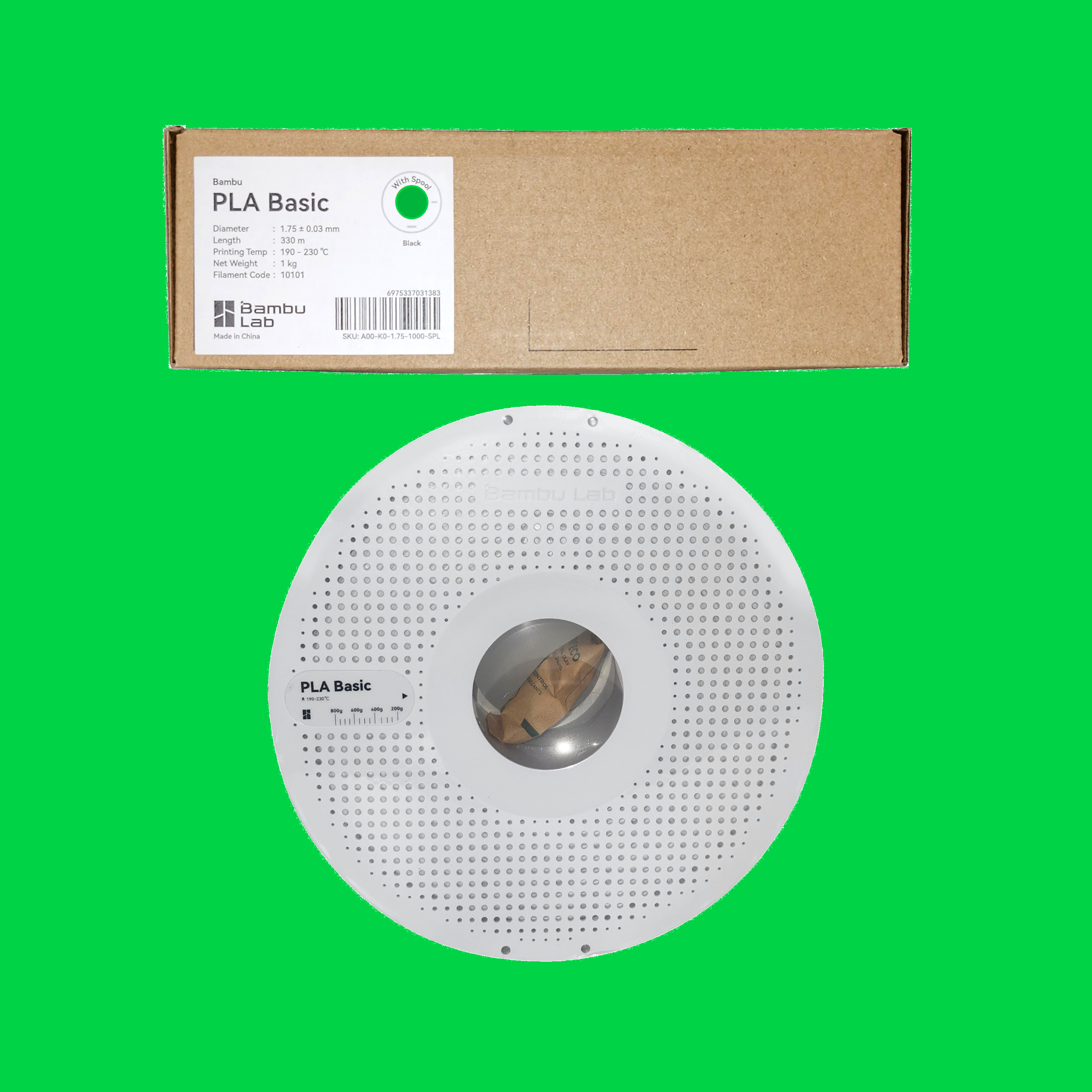 BambuLab PLA: Mistletoe Green – GreenGate3D