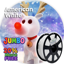 Load image into Gallery viewer, American White: Recycled PET-G <mark>Now with 20% more, FREE!</mark>