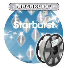 Load image into Gallery viewer, Starburst: Recycled Clear PET-G with ✨️SPARKLES✨️