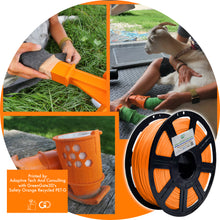 Load image into Gallery viewer, Safety Orange: Recycled PET-G